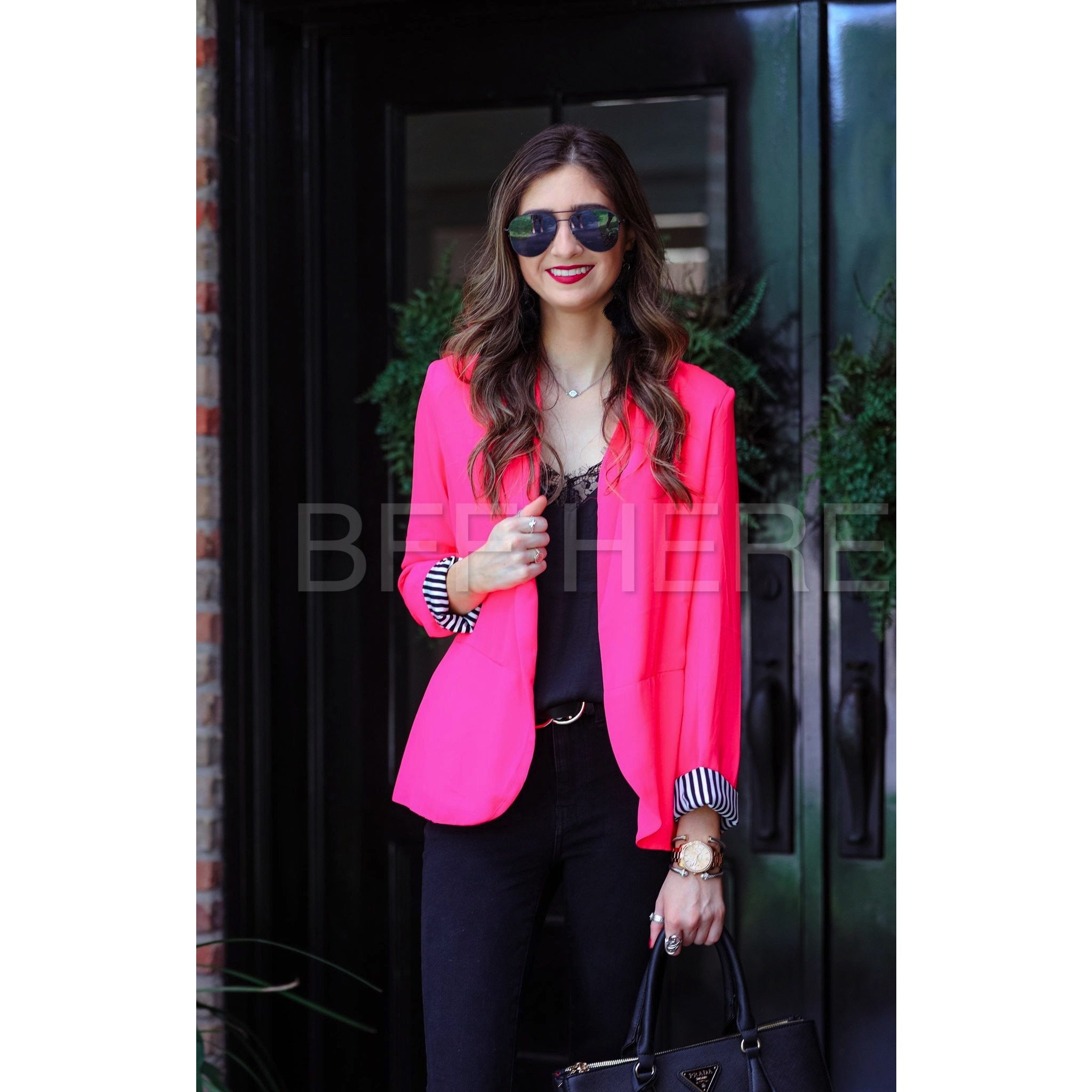 Peyton Pink Blazer - BFF Here