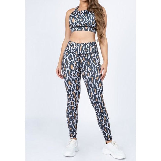 Active Leopard Print Sports Bra - BFF Here