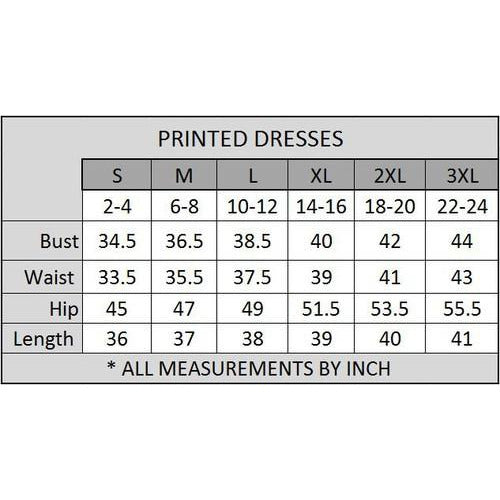 Multi Colored Palm Leaf Dress with Pockets - BFF Here