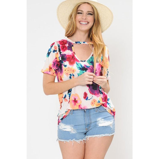 Mimi Floral Print Top - BFF Here