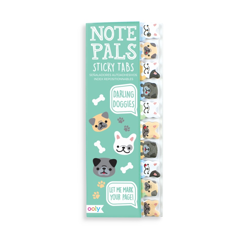 Note Pals Sticky Tabs -- Darling Doggies - BFF Here