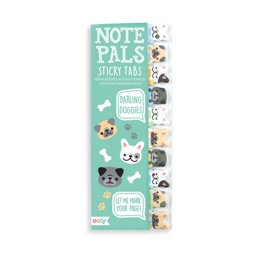 Note Pals Sticky Tabs -- Darling Doggies - BFF Here