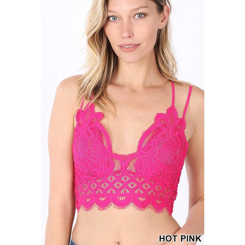 Lace Bralette -- Choice of Color - BFF Here