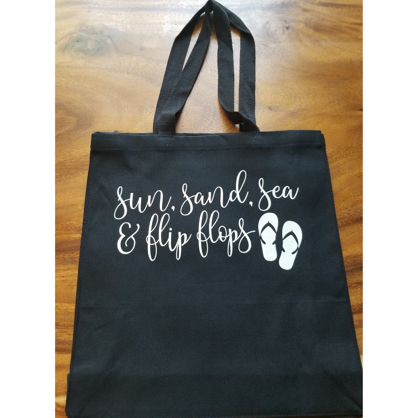 Sun Sea Sand Flip Flop Tote - BFF Here