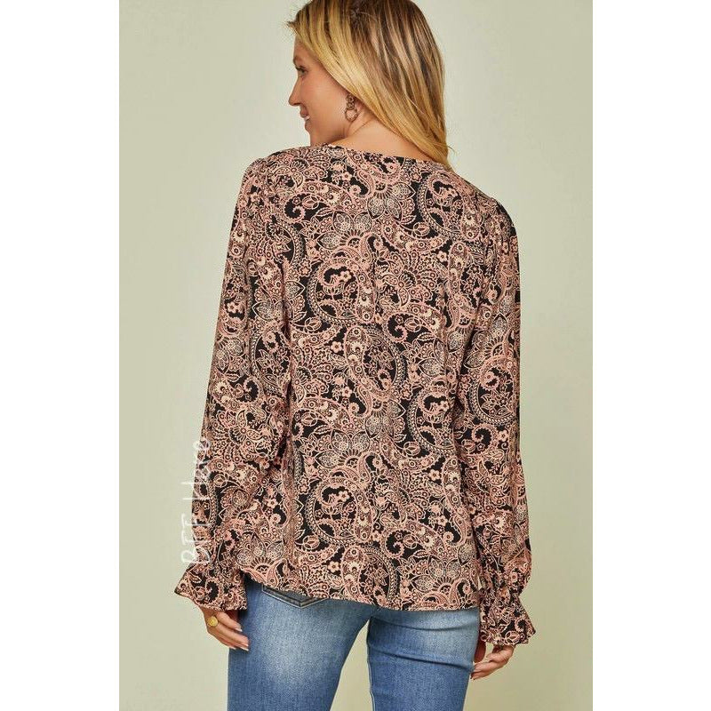 Livie Paisley Woven Top - BFF Here
