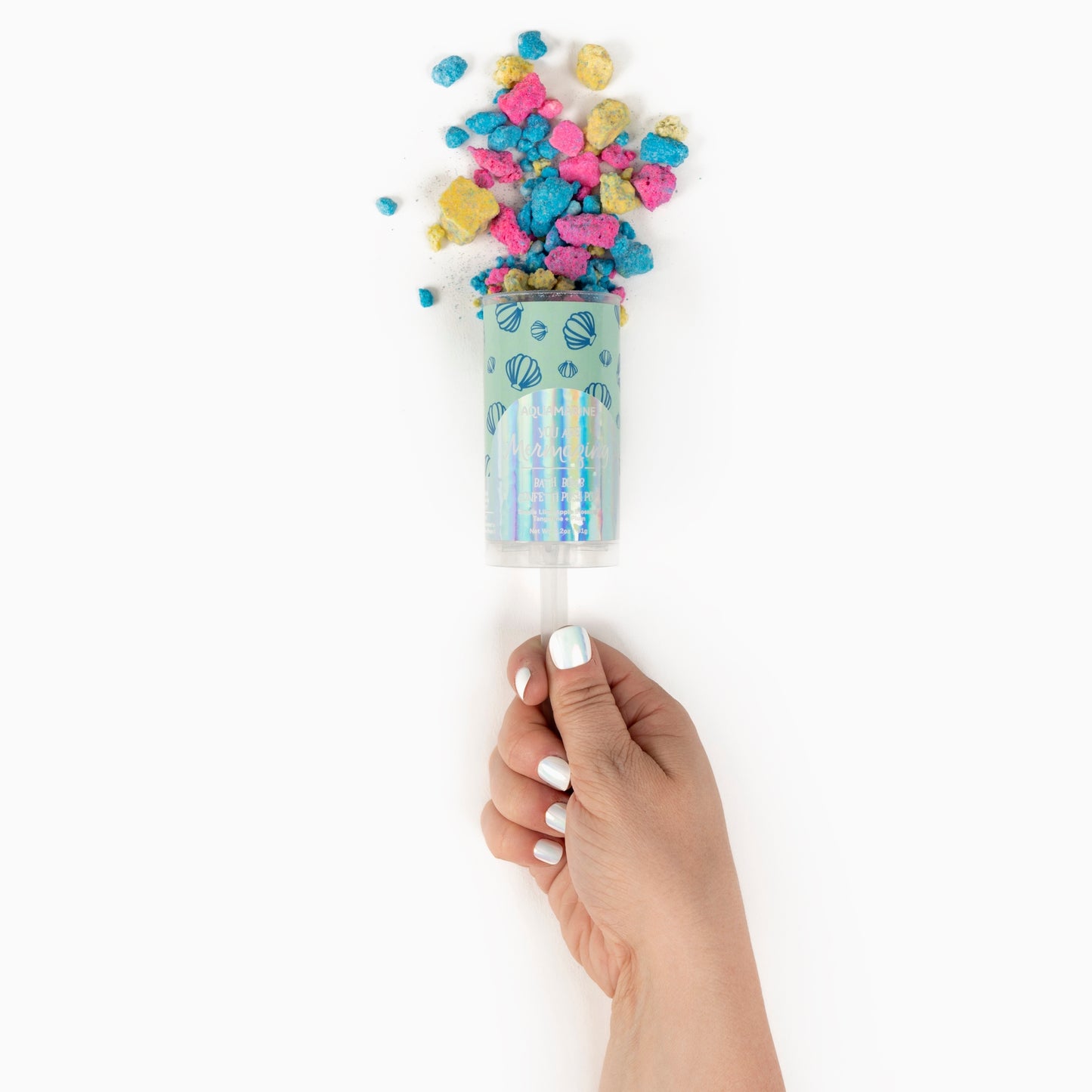 You are Mermazing! Bath Bomb Confetti Push Pop - BFF Here