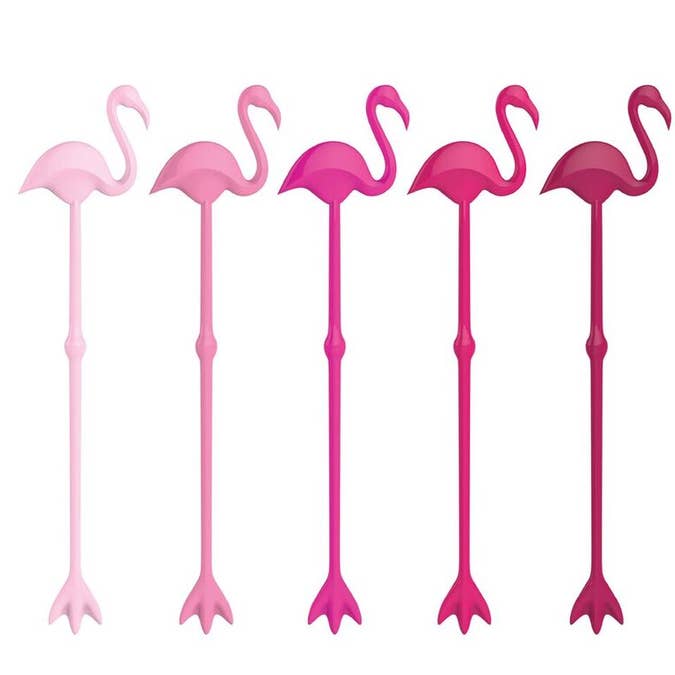 Flamingo Stir Sticks (Set of 5) - BFF Here