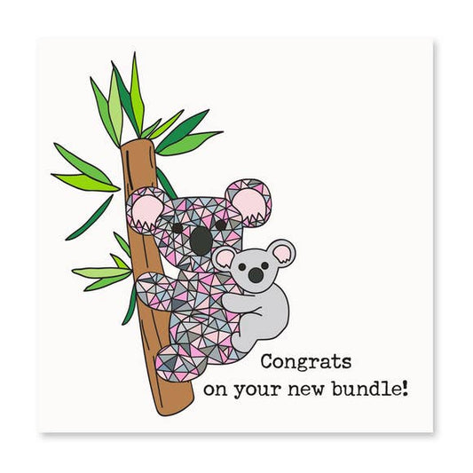 Congrats On Your New Bundle! Greeting Card - BFF Here