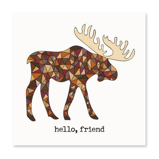 Hello Friend! Greeting Card - BFF Here