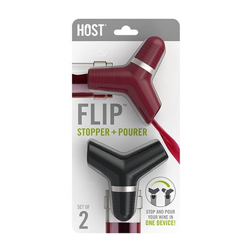 FLIP™ Stopper + Pourer by HOST® - BFF Here