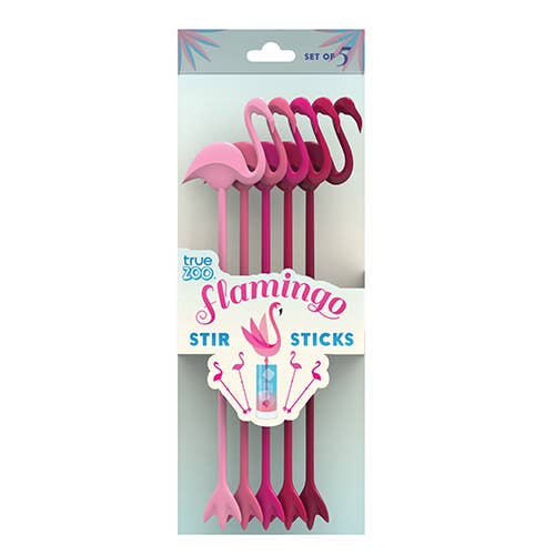 Flamingo Stir Sticks (Set of 5) - BFF Here