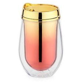 Metallic Ombre Stemless Wine -- Choice of Color - BFF Here