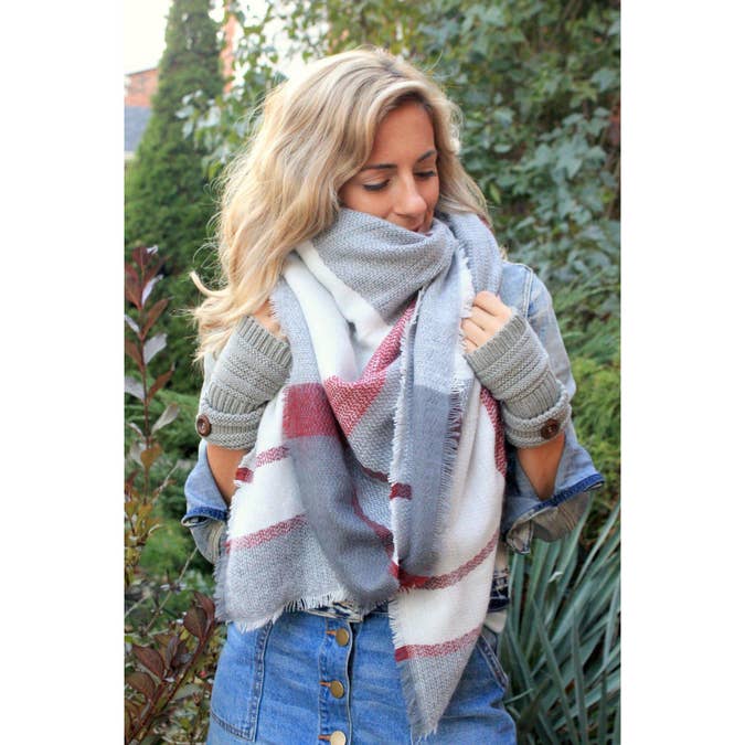 Blanket Scarf -- Choice of Color - BFF Here