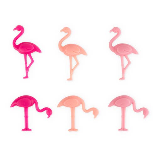 Flamingo Drink Charms - BFF Here