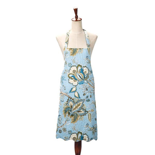 Bethany Blue Quilted Adult Apron - BFF Here