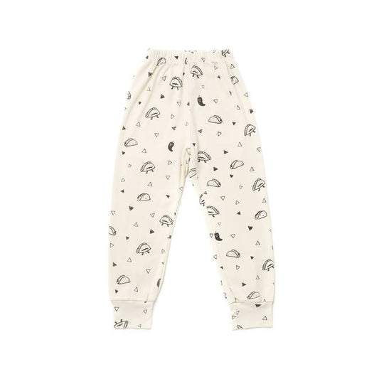 Taco Print Zip Bubble Pants - BFF Here