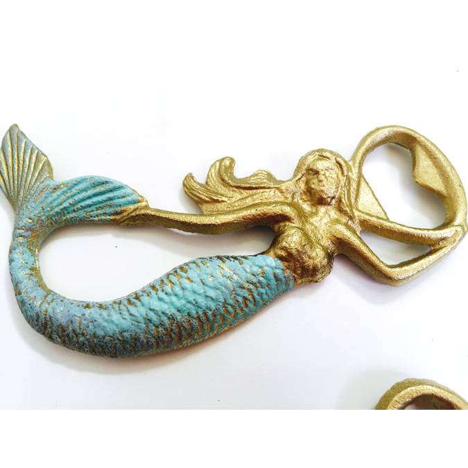 Mermaid Bottle Opener -- Choice of Color - BFF Here