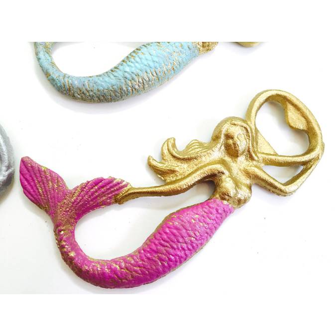 Mermaid Bottle Opener -- Choice of Color - BFF Here