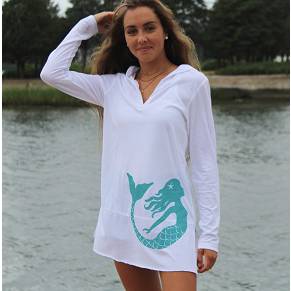 Women's Bristol Beach Cover-up: Mermaid -- Choice of Size - BFF Here