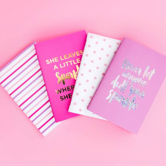 Sparkle Mini Notebook Bundle - BFF Here