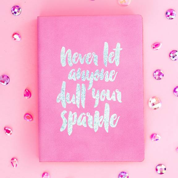 Sparkle Notebook - BFF Here