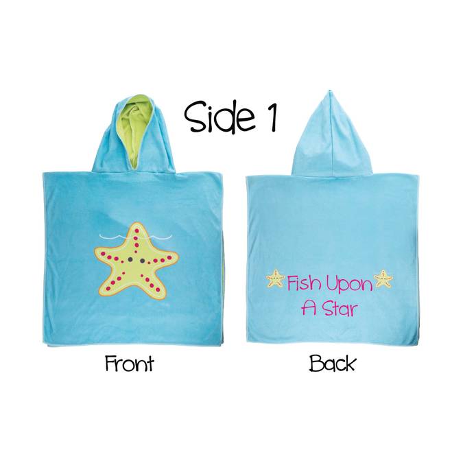 Reversible Kids' Cover Ups - Starfish / Fish - BFF Here