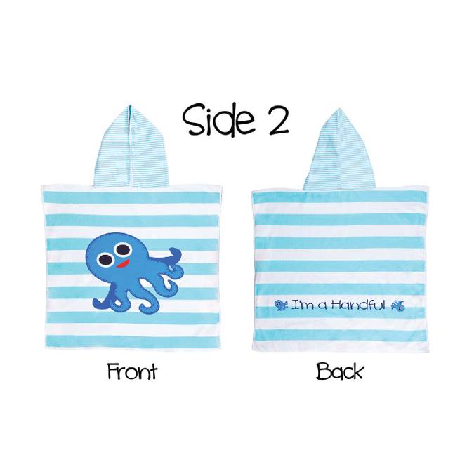 Reversible Kids' Cover Ups - Whale / Octopus - BFF Here