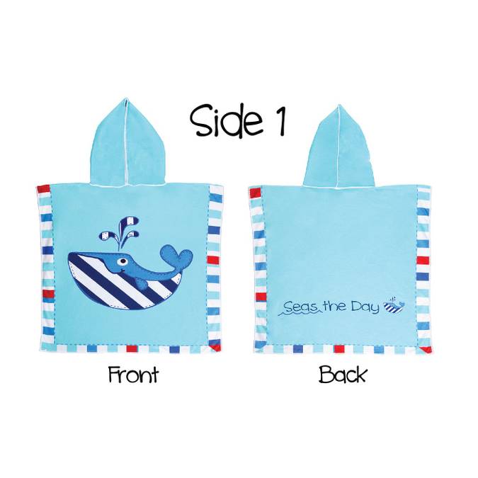 Reversible Kids' Cover Ups - Whale / Octopus - BFF Here