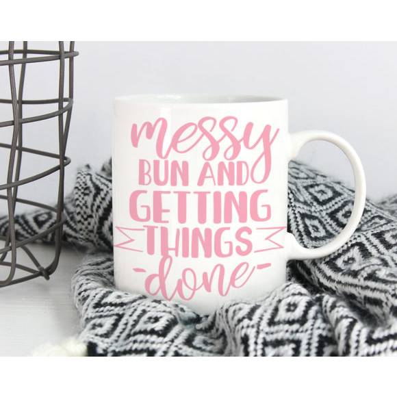 Messy Bun Coffee Mug - BFF Here