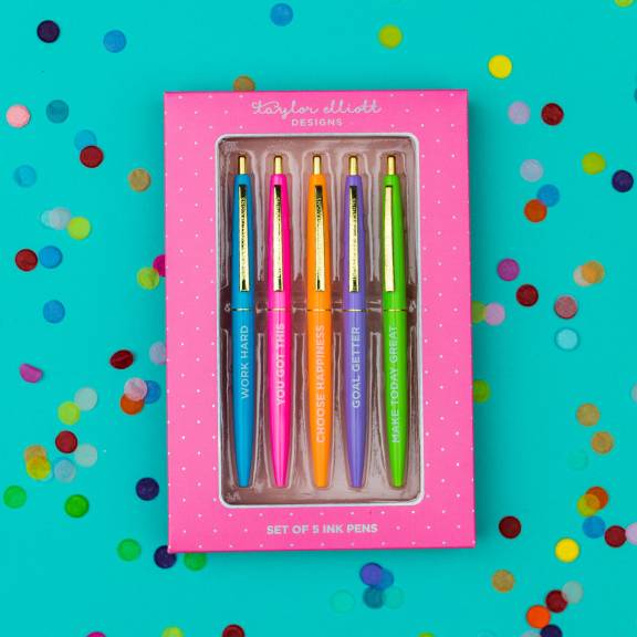 Motivational Pen Set in Gift Box - BFF Here