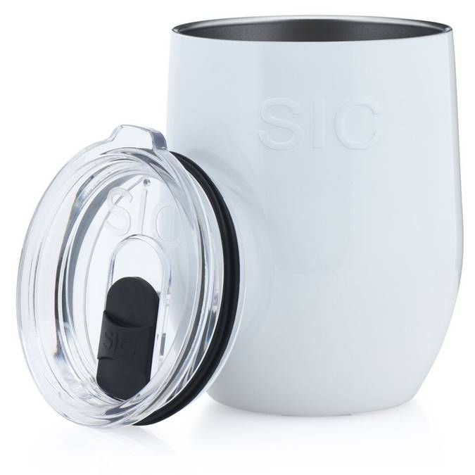 Ice White -- 16 oz Stemless SIC Cup - BFF Here