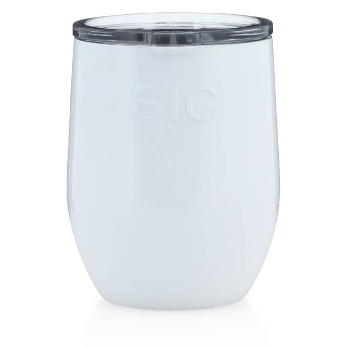 Ice White -- 16 oz Stemless SIC Cup - BFF Here