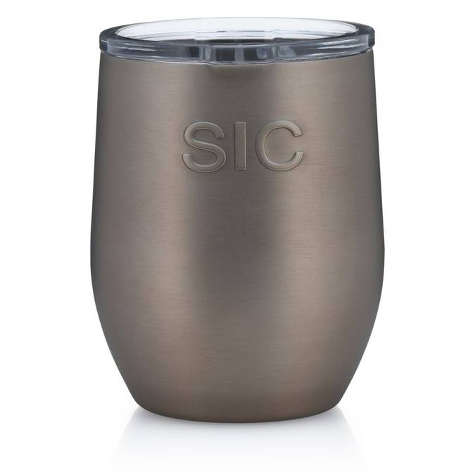 Brushed Champagne -- 16oz Stemless SIC Cup - BFF Here