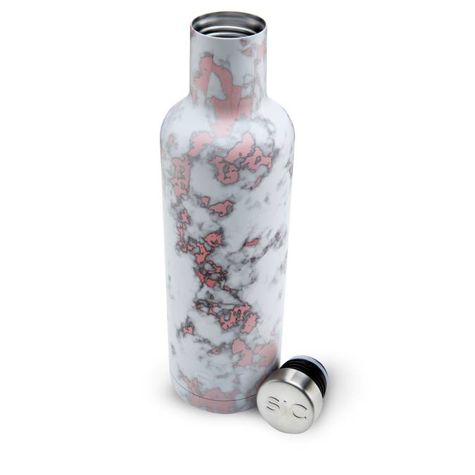 Rose Gold Marble -- 25oz. SIC Bottle - BFF Here