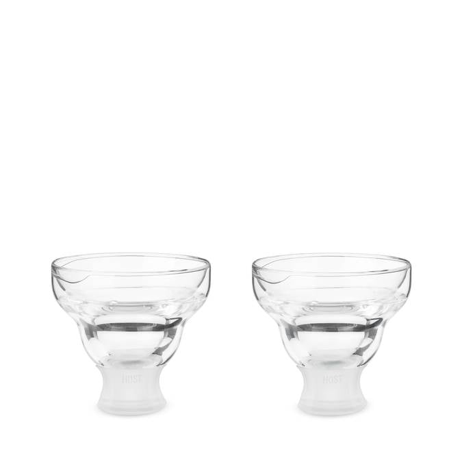 Glass FREEZE™ Margarita Glass (set of two) by HOST® - BFF Here