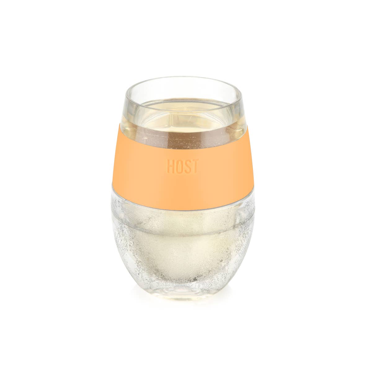 Wine FREEZE™ Cooling Cup in Tangerine by HOST® - BFF Here