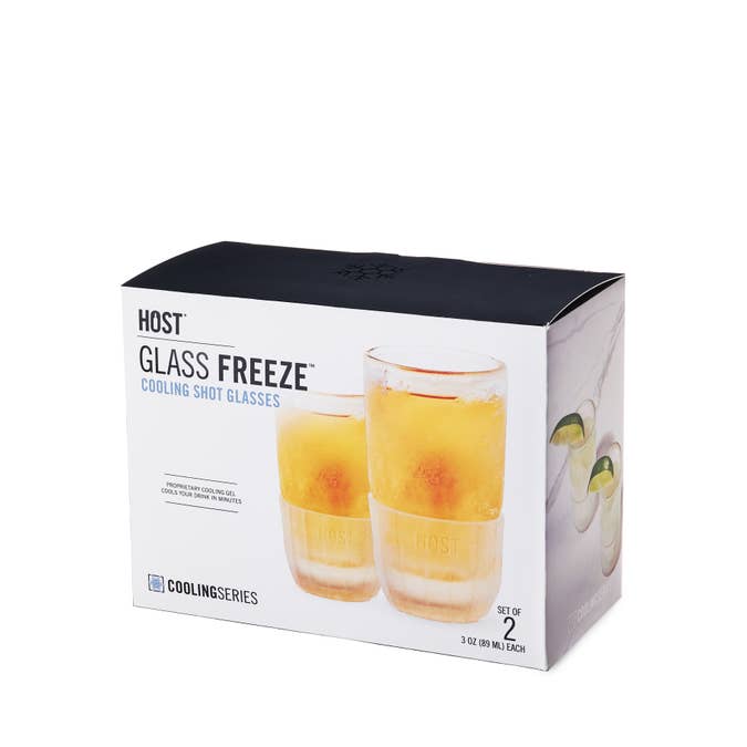 Glass FREEZE™ Shot Glass (set of two) by Host - BFF Here