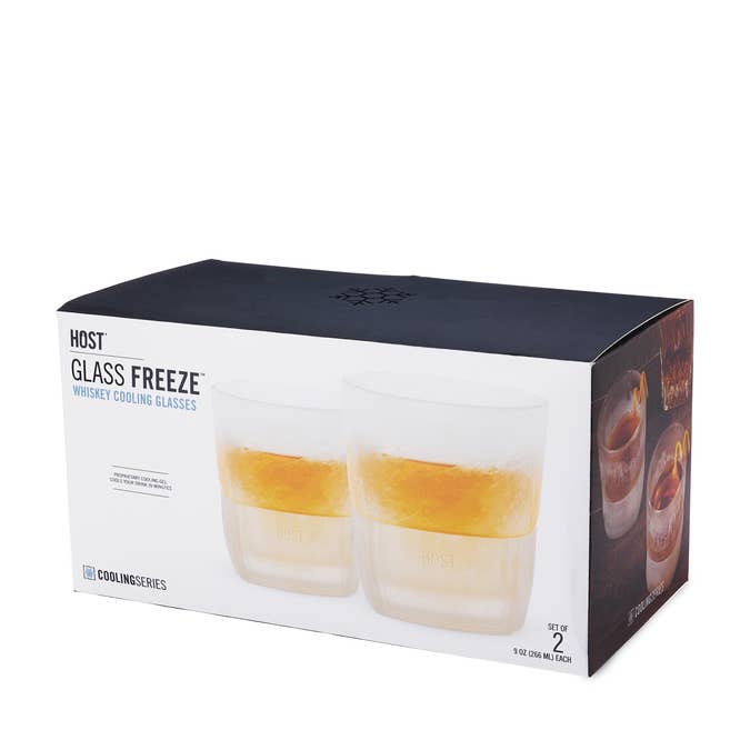 Glass FREEZE™ Whiskey Glass (set of two) by Host - BFF Here