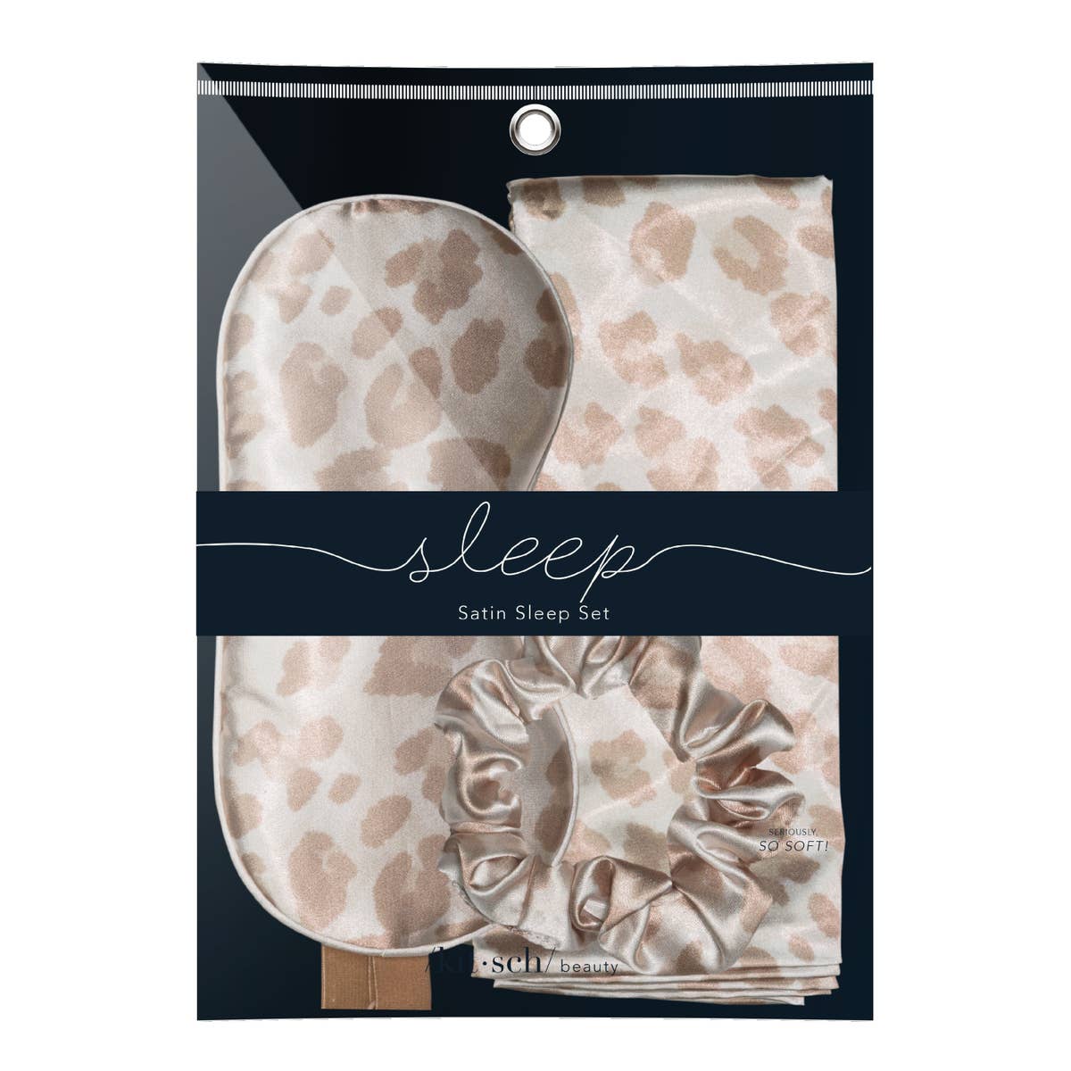 Satin Sleep Set - Leopard - BFF Here