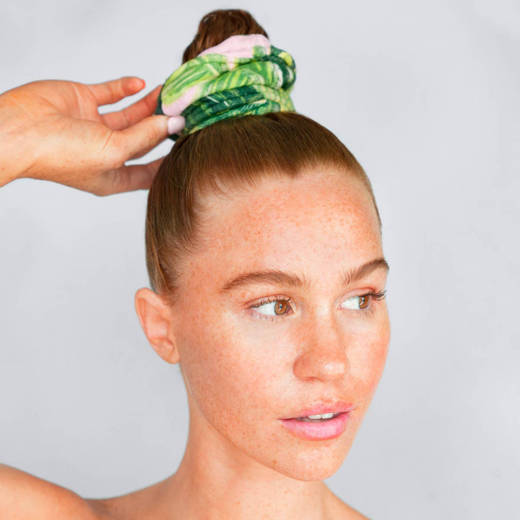 Palm Microfiber Towel Scrunchies - BFF Here
