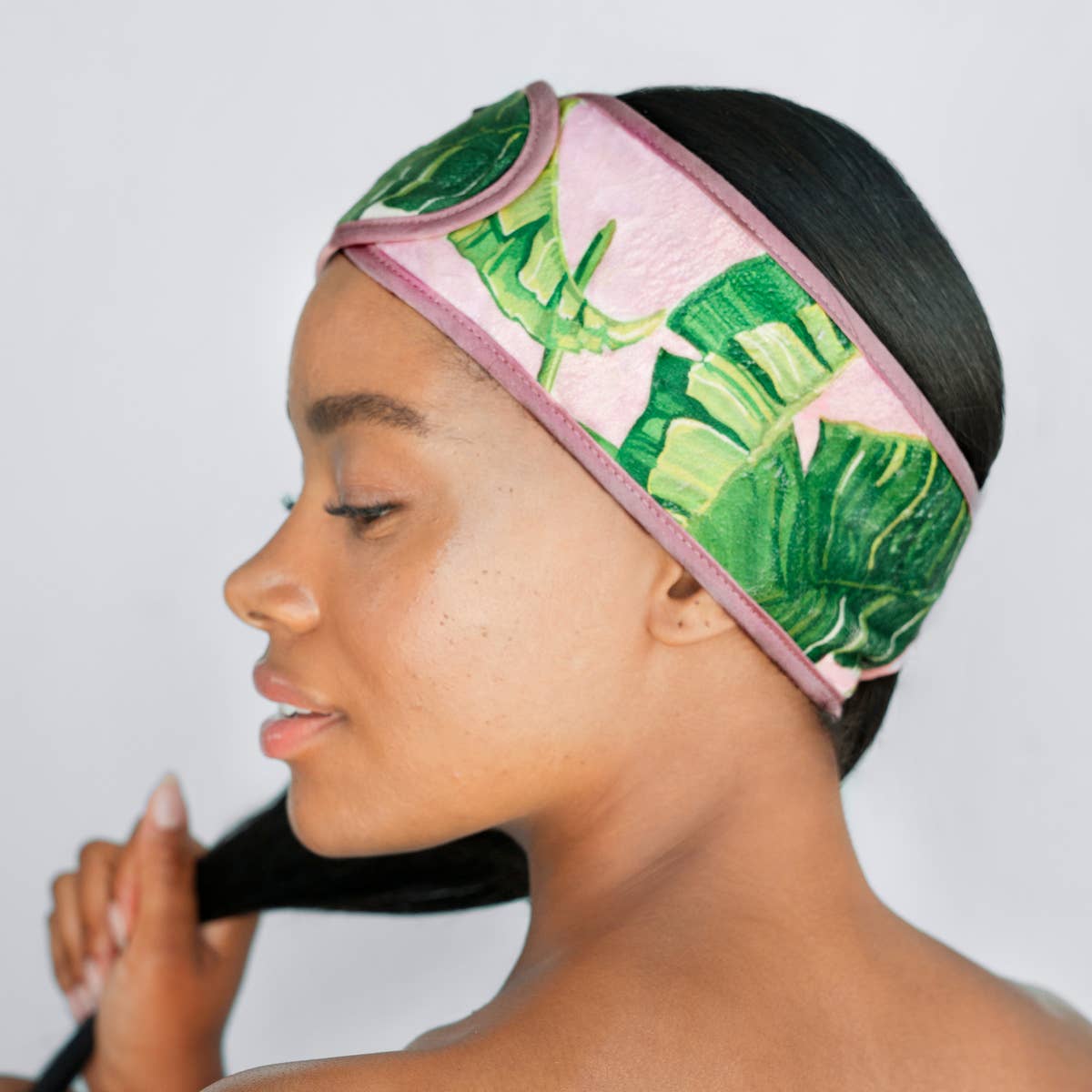 Palm Microfiber Spa Headband - BFF Here