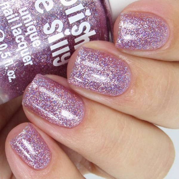 Show Off - Rainbow Sparkle Nail Polish - BFF Here