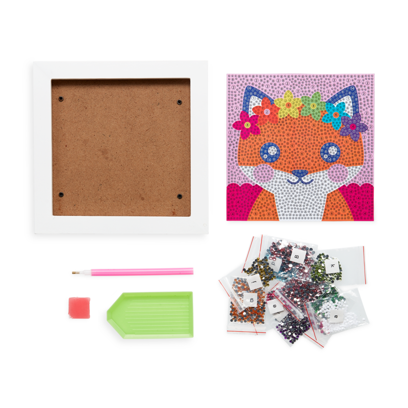 Razzle Dazzle DIY Gem Art Kit: Friendly Fox - BFF Here