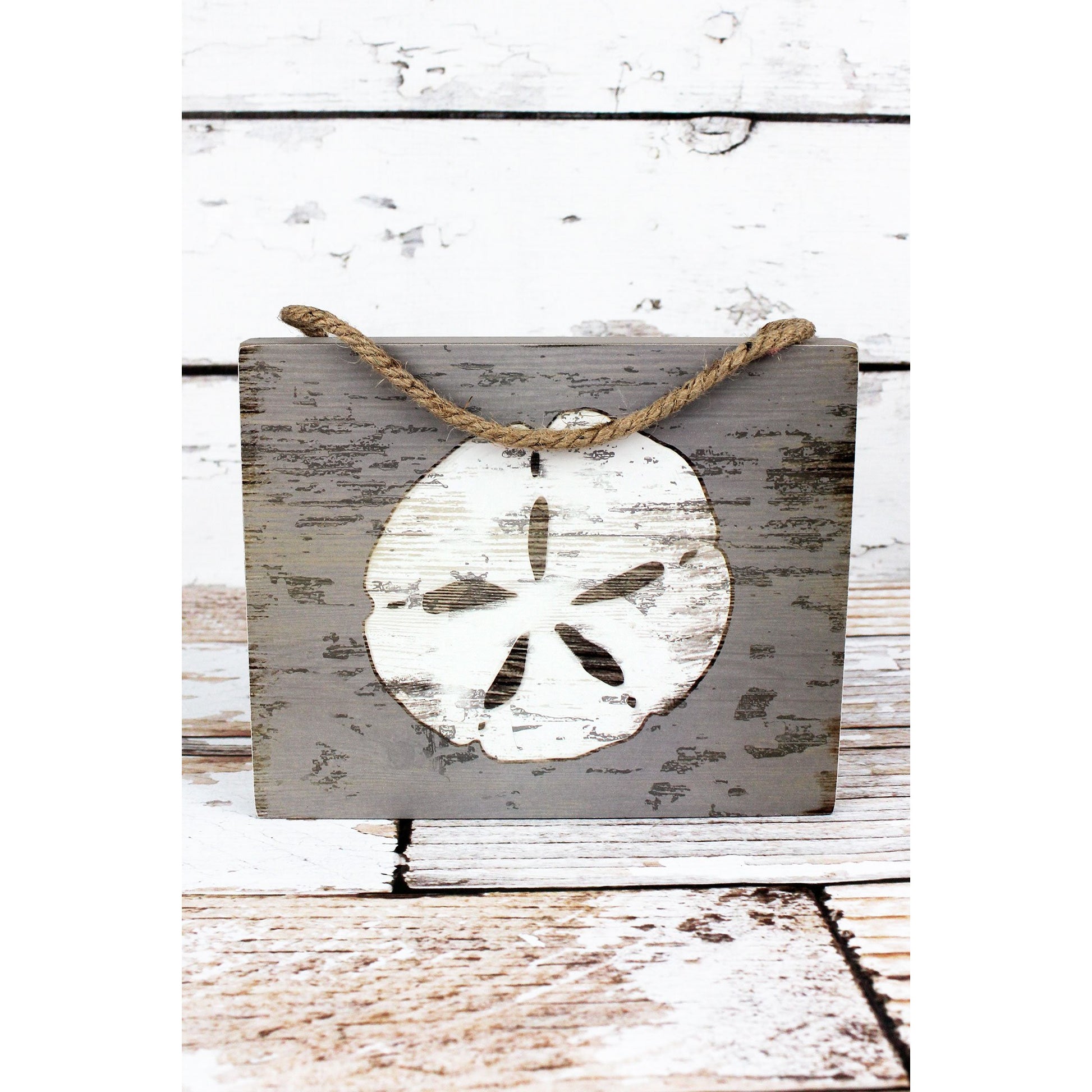 Sand Dollar Wood Box Wall Art - BFF Here