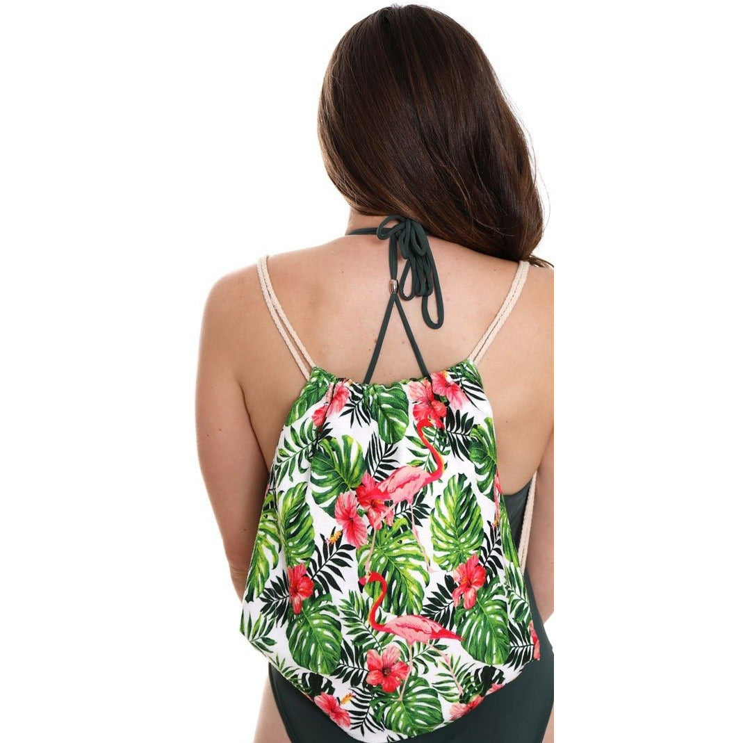 Hawaiian Flamingo 2-in-1 Tote - BFF Here