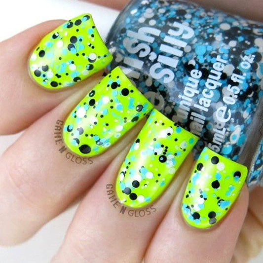 Spiltter Splatter - Polka Dot Nail Polish - BFF Here