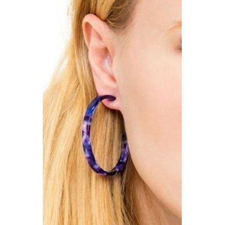 Torti-Ful Hoop Earrings

-- Choice of Color - BFF Here