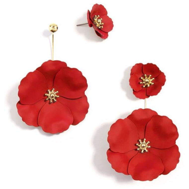 Flower Power Earring-- Choice of Color - BFF Here