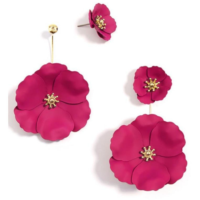 Flower Power Earring-- Choice of Color - BFF Here