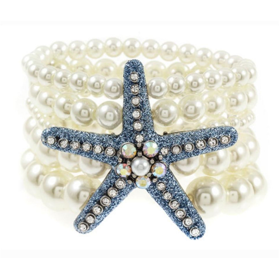 Starfish Multi Layer Bracelet   - BFF Here